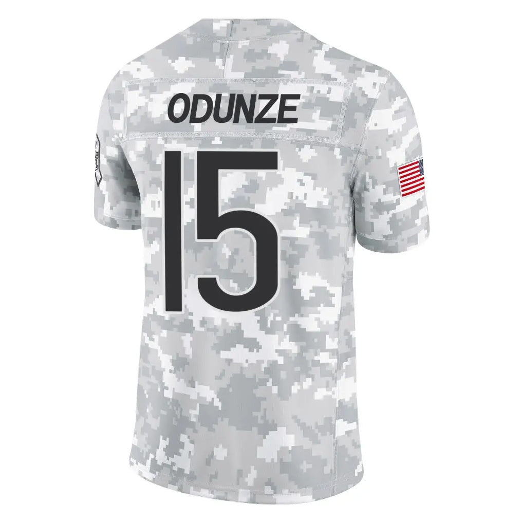 Fenge C.Bears #15 Rome Odunze Player Arctic Camo Salute to Service Limited Stitched Jerseys