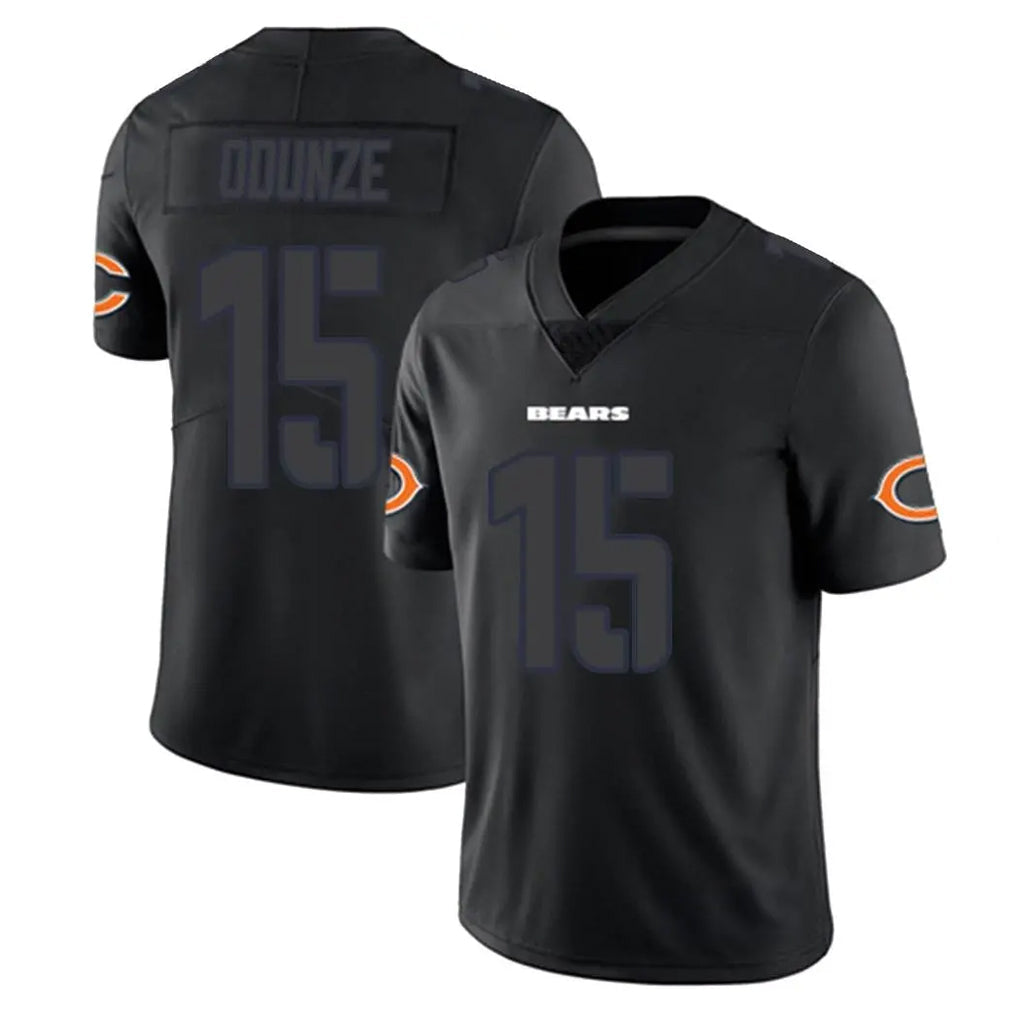 Fenge C.Bears #15 Rome Odunze Player Black Impact Limited Game Stitched Jerseys