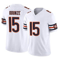 Fenge C.Bears #15 Rome Odunze Player White Vapor F.U.S.E. Limited Home Game Stitched Jerseys