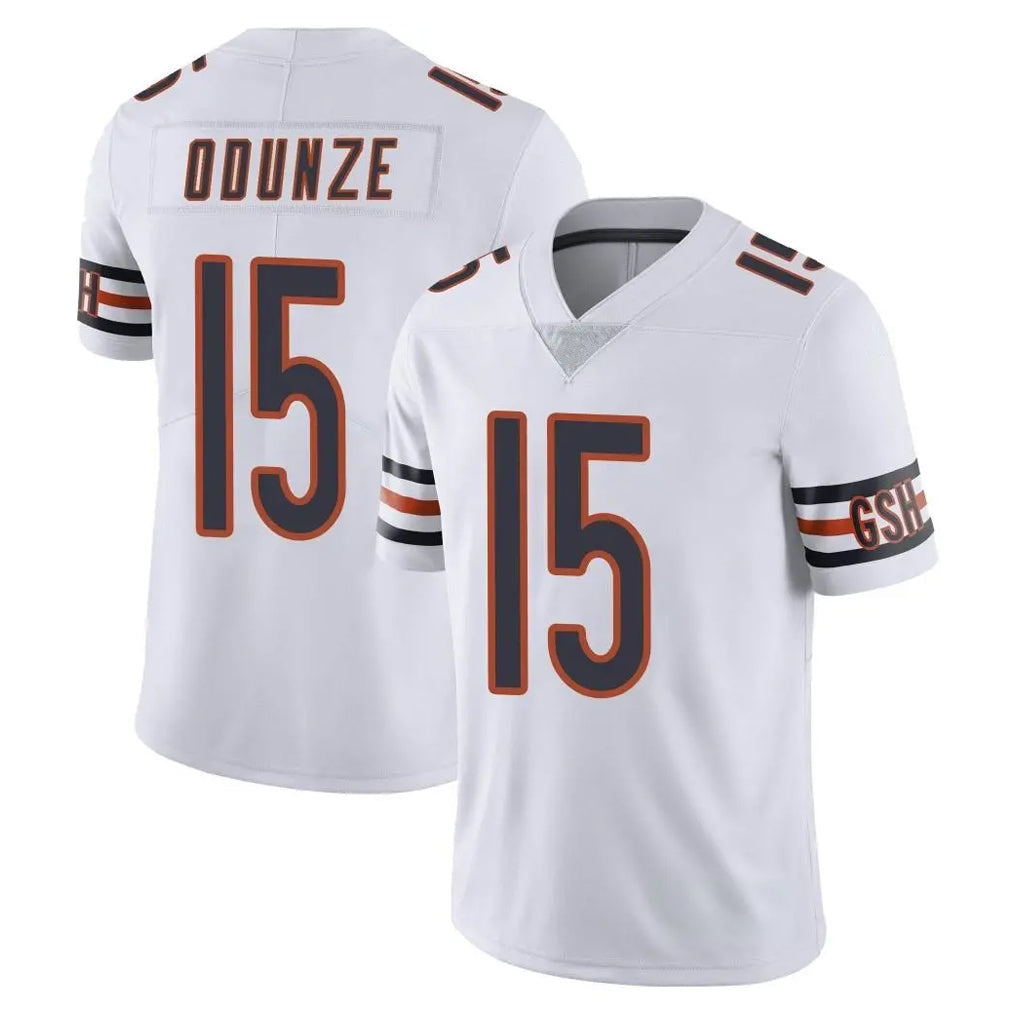 Fenge C.Bears #15 Rome Odunze Player White Vapor Untouchable Limited Home Game Stitched Jerseys
