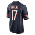 Fenge C.Bears #17 Tyson Bagent Player Navy Home Game Stitched Jerseys
