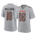 Fenge C.Bears #18 Caleb Williams Player Gray Atmosphere Fashion Game Stitched Jerseys