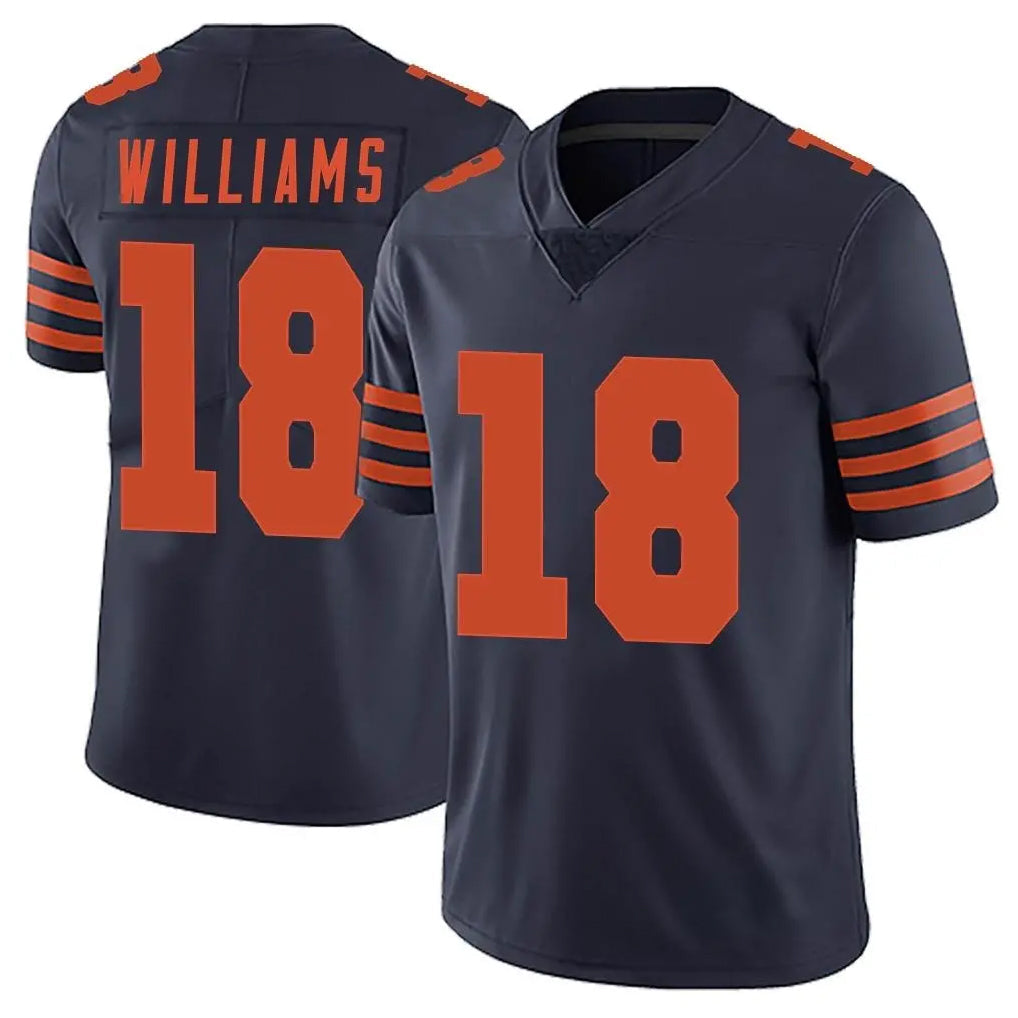 Fenge C.Bears #18 Caleb Williams Player Navy Blue Alternate Vapor Untouchable Limited Stitched Jerseys