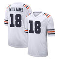 Fenge C.Bears #18 Caleb Williams Player White Classic Home Game Stitched Jerseys