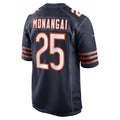 Fenge C.Bears #25 Kyle Monangai Navy Team Game Stitched Jerseys