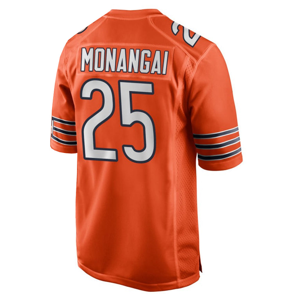 Fenge C.Bears #25 Kyle Monangai Player Orange Home Game Stitched Jerseys