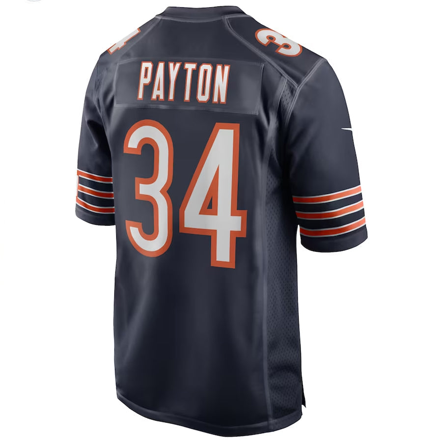 Fenge C.Bears #34 Walter Payton Player Navy Home Game Stitched Jerseys