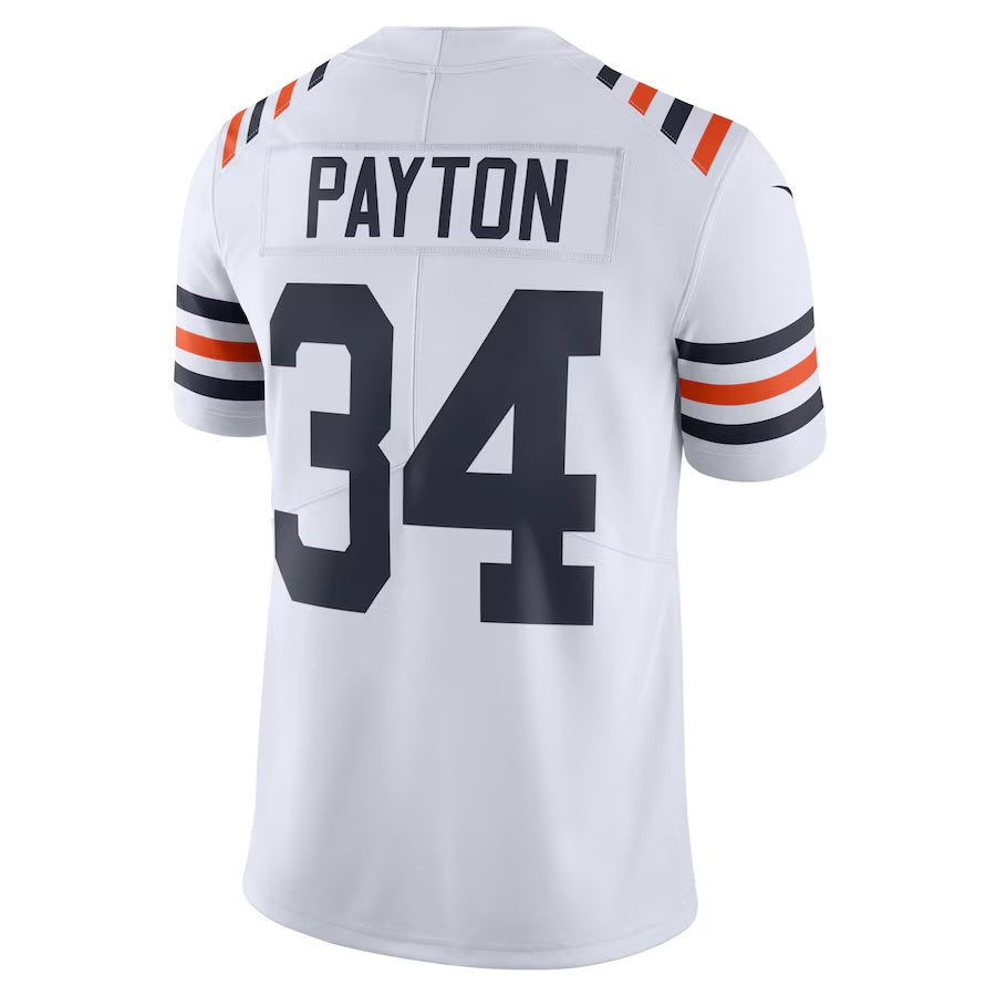 Fenge C.Bears #34 Walter Payton Player White Alternate Classic Limited Game Stitched Jerseys