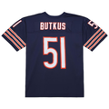 Fenge C.Bears #51 Dick Butkus Mitchell & Ness Navy Legacy Replica Stitched Puhic Jersey