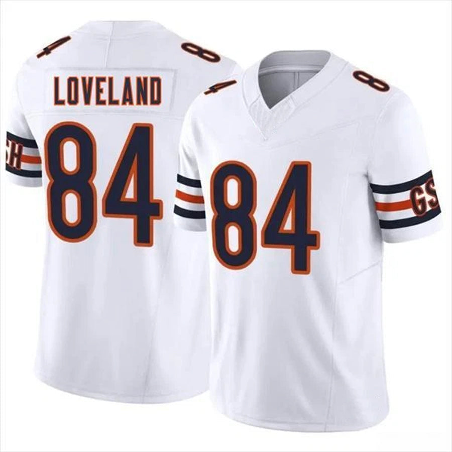 Fenge C.Bears #84 Colston Loveland Player F.U.S.E. Limited White Game  Stitched Jerseys