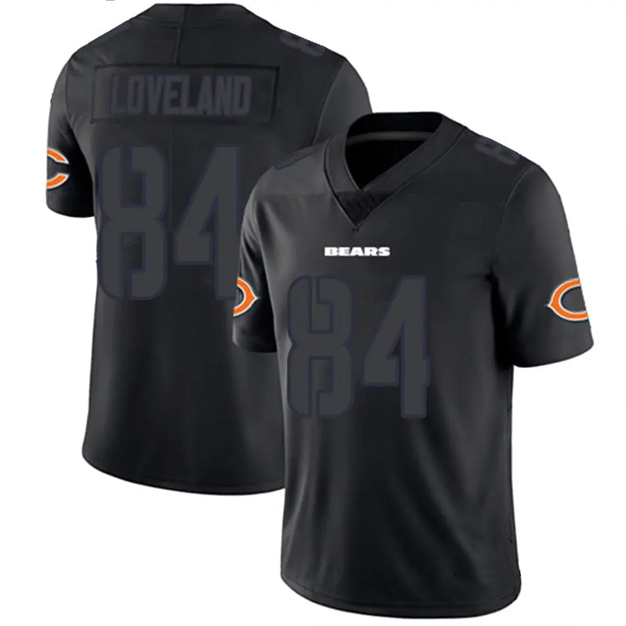 Fenge C.Bears #84 Colston Loveland Player Limited Black Impact Stitched Jerseys