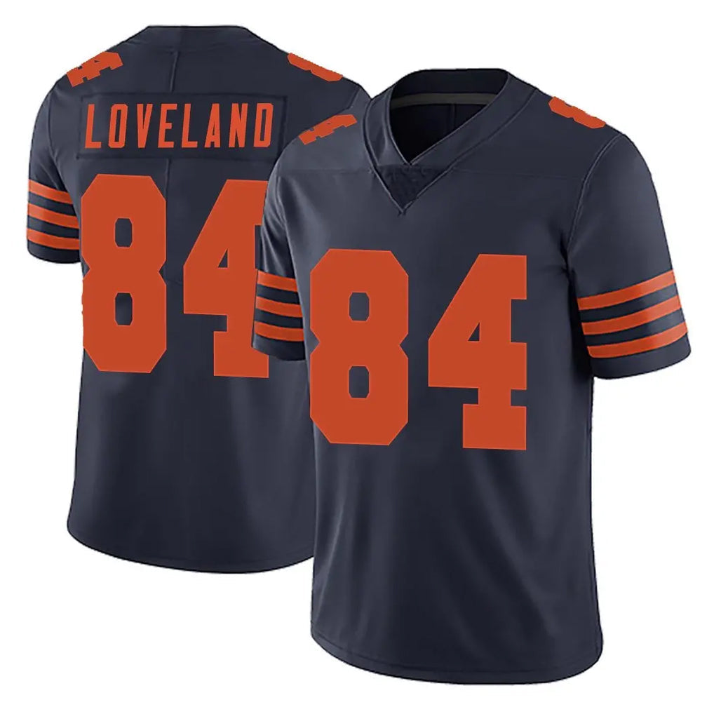 Fenge C.Bears #84 Colston Loveland Player Navy Blue Alternate Vapor Untouchable Limited Stitched Jerseys
