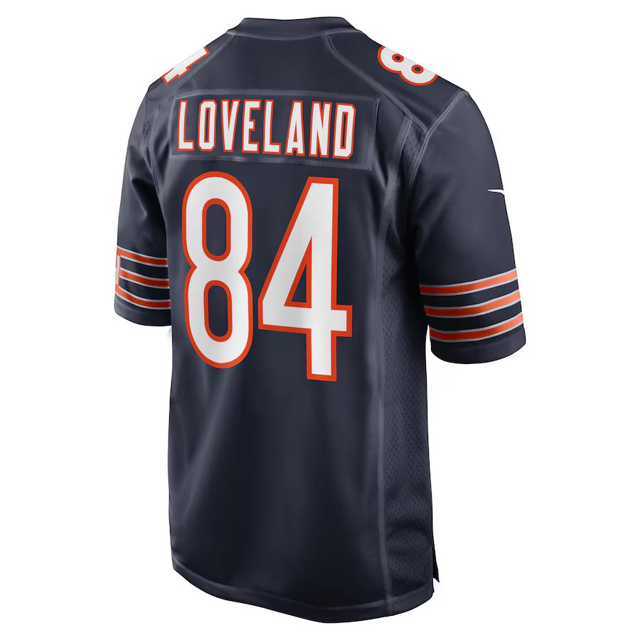 Fenge C.Bears #84 Colston Loveland Player Navy Home Game Stitched Jerseys