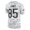 Fenge C.Bears #85 Cole Kmet Player Arctic Camo Salute to Service Limited Stitched Jerseys