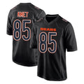 Fenge C.Bears #85 Cole Kmet Player Carbon Black Fashion Game Stitched Jerseys