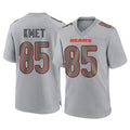 Fenge C.Bears #85 Cole Kmet Player Gray Atmosphere Fashion Game Stitched Jerseys