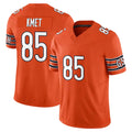 Fenge C.Bears #85 Cole Kmet Player Orange Vapor F.U.S.E. Limited Home Game Stitched Jerseys