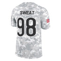 Fenge C.Bears #98 Montez Sweat Player Arctic Camo Salute to Service Limited Stitched Jerseys