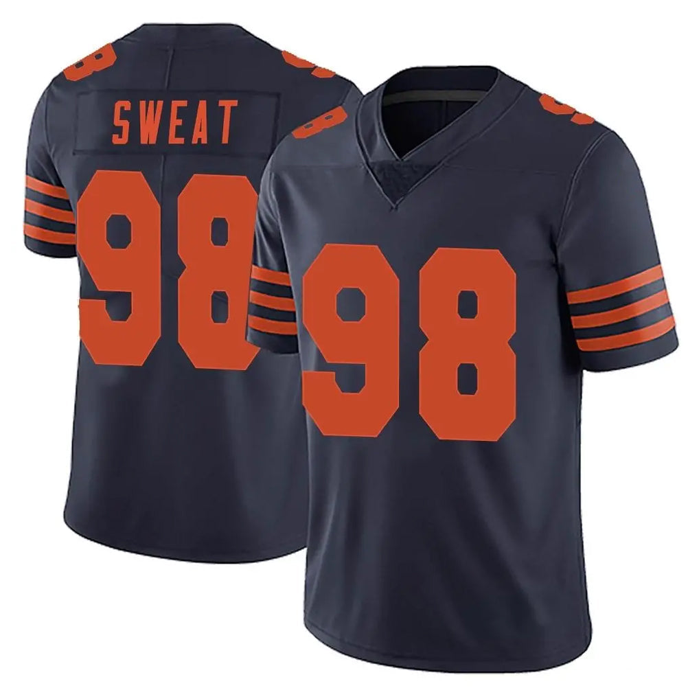 Fenge C.Bears #98 Montez Sweat Player Navy Blue Alternate Vapor Untouchable Limited Stitched Jerseys