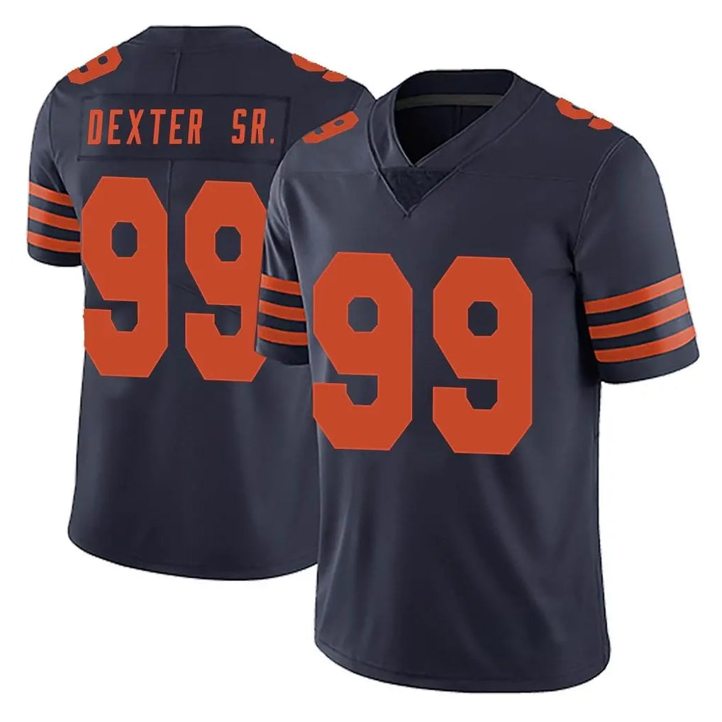 Fenge C.Bears #99 Gervon Dexter Sr. Player Navy Blue Alternate Vapor Untouchable Limited Stitched Jerseys