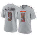 Fenge C.Bears #9 Jim McMahon Player Gray Atmosphere Fashion Game Stitched Jerseys