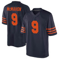 Fenge C.Bears #9 Jim McMahon Player Navy Blue Alternate Game Stitched Jerseys