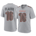 Fenge C.Bengals #16 Joe Flacco Player Gray Atmosphere Fashion Game Stitched Jerseys