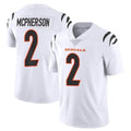 Fenge C.Bengals #2 Evan McPherson Player White Vapor Untouchable Limited Home Game Stitched Jerseys