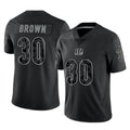 Fenge C.Bengals #30 Chase Brown Player Black RFLCTV Limited  Stitched Jerseys