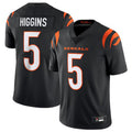 Fenge C.Bengals #5 Tee Higgins Black Vapor Untouchable Limited Jersey American Stitched  Jerseys