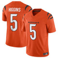 FengeC.Bengals #5 Tee Higgins Orange Vapor Untouchable Limited Jersey American Stitched  Jerseys