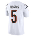 Fenge C.Bengals #5 Tee Higgins White Vapor Untouchable Limited Jersey American Stitched Jerseys