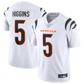 Fenge C.Bengals #5 Tee Higgins White Vapor Untouchable Limited Jersey American Stitched Jerseys