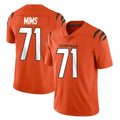 Fenge C.Bengals #71 Amarius Mims Player Orange Vapor Untouchable Limited Home Game Stitched Jerseys