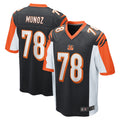 Fenge C.Bengals #78 Anthony Munoz Player Black Alternate Home Game Stitched Jerseys
