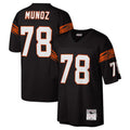 Fenge C.Bengals #78 Anthony Mu?oz Player Black Mitchell & Ness Legacy Replica Stitched Jerseys