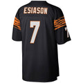 Fenge C.Bengals #7 Boomer Esiason Mitchell & Ness Black Legacy Replica Stitched Jerseys