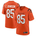 Fenge C.Bengals #85 Chad Johnson Orange Retired Player Alternate Game Jersey American Stitched Jerseys