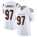 Fenge C.Bengals #97 Dexter Lawrence II Player White Vapor F.U.S.E. Limited Home Game Stitched Jerseys