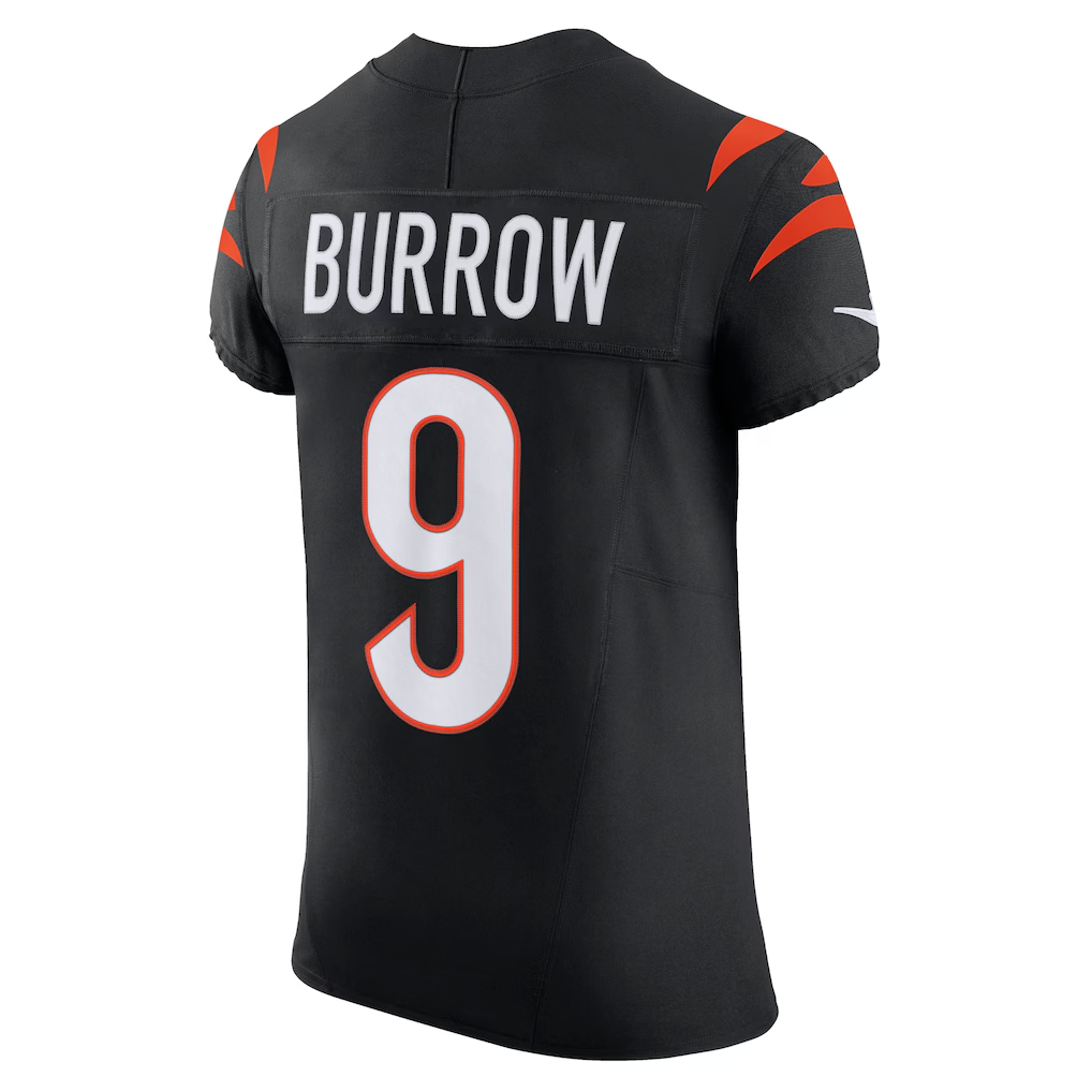 Fenge C.Bengals #9 Joe Burrow Black Team Vapor F.U.S.E. Elite Stitched Jerseys