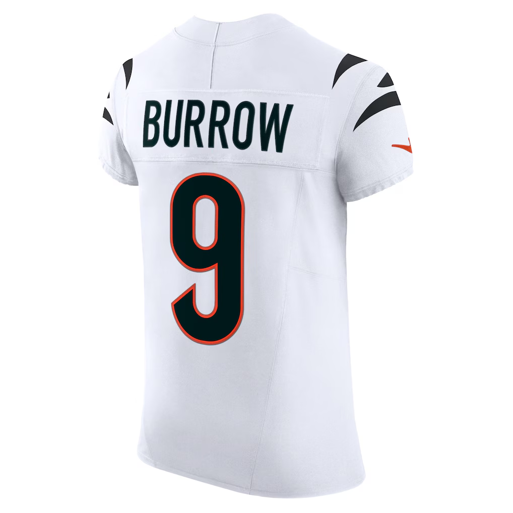 Fenge C.Bengals #9 Joe Burrow White Vapor F.U.S.E. Elite Stitched Jerseys