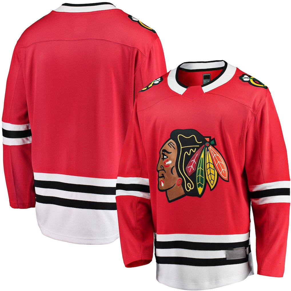 Fenge C.Blackhawks Red Breakaway Home Jerseys