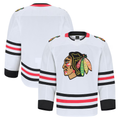 Fenge C.Blackhawks White Away Authentic Pro Jerseys
