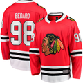 Fenge C.Blackhawks #98 Connor Bedard Red Home Breakaway Player Jerseys