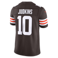 Fenge C.Browns #10 Quinshon Judkins Brown Team Vapor F.U.S.E. Stitched Limited Jerseys