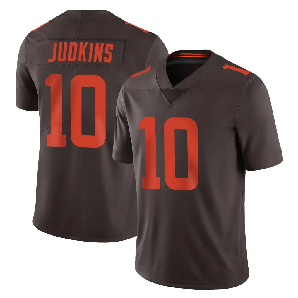 Fenge C.Browns #10 Quinshon Judkins Player Browns Color Rush Limited Home Game Stitched Jerseys