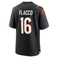 Fenge C.Bengals #16 Bengals Joe Flacco Black Team Game Stitched Jerseys