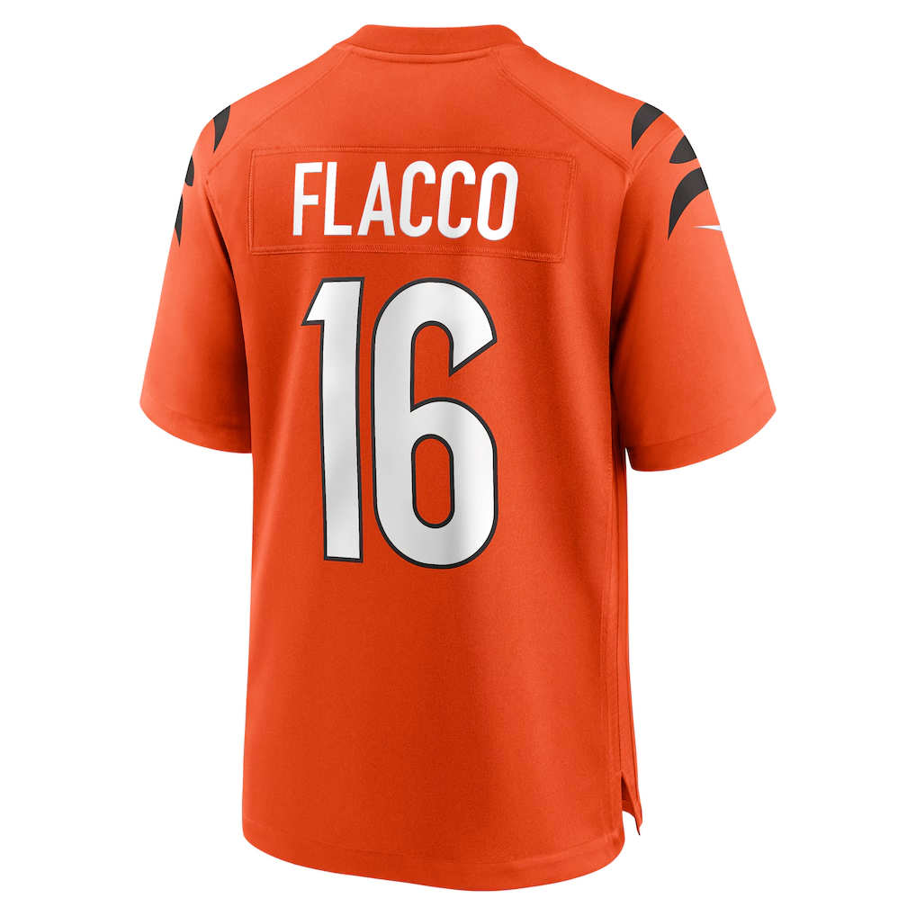Fenge C.Bengals #16 Bengals Joe Flacco Orange Alternate Game Stitched Jerseys