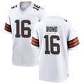 Fenge C.Browns #16 Isaiah Bond Player White Home Game Stitched Jerseys