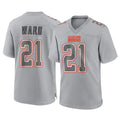 Fenge C.Browns #21 Denzel Ward Player Gray Atmosphere Fashion Game Stitched Jerseys